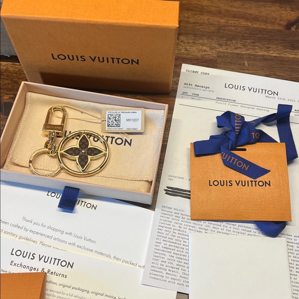 Louis Vuitton monogram puzzle keychain - Picture 4 of 9
